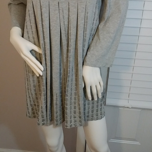 INC International Concepts Size XL Gay Sheath Fit&Flare Pleated Mini Dress. - Picture 6 of 9